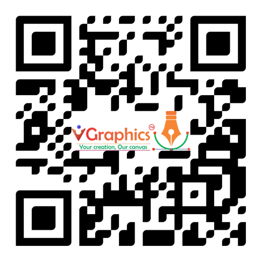 QR code linking to www.vgraphics.in